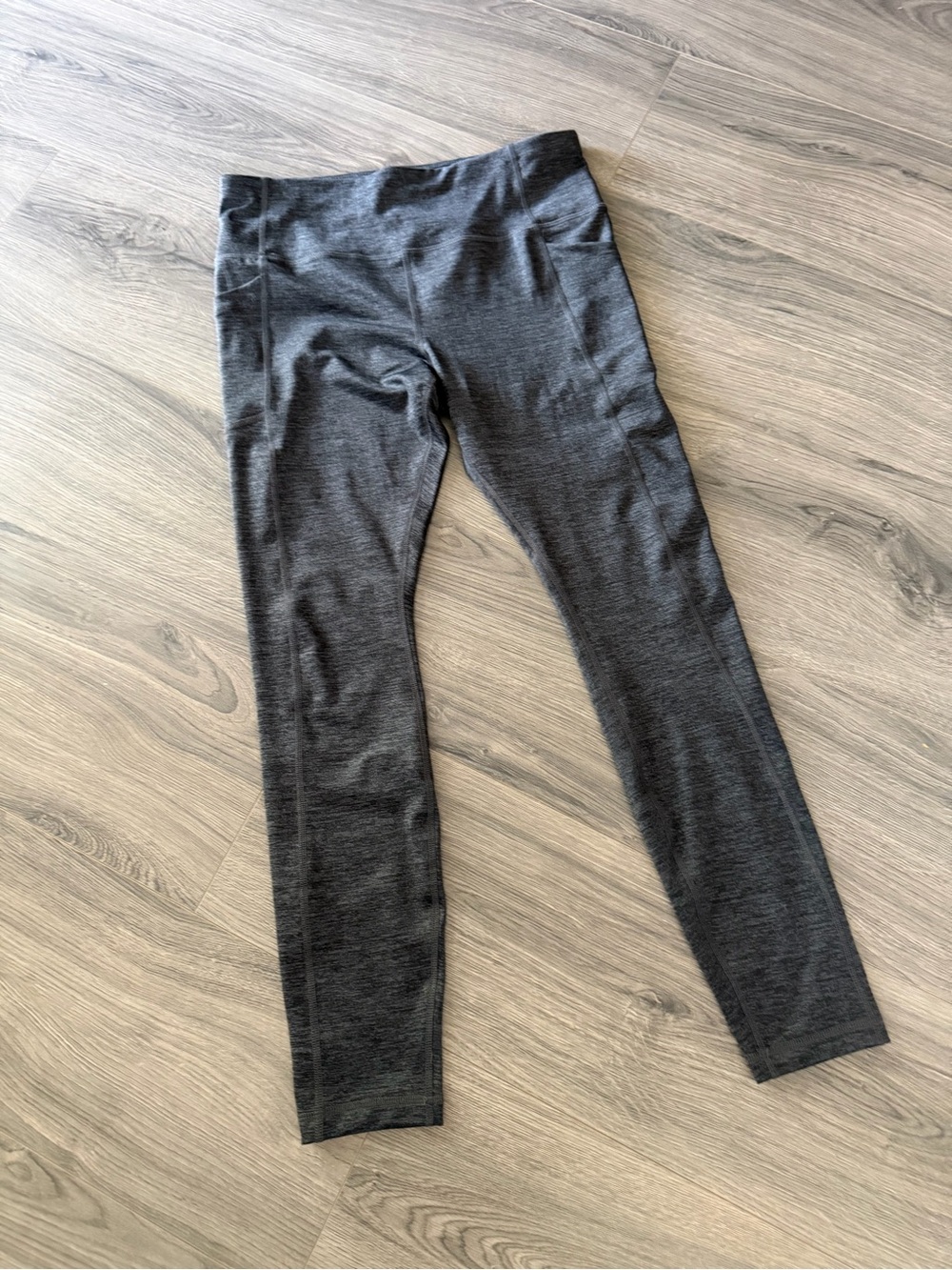 Avia Dark Charcoal Heather Leggings Size Large